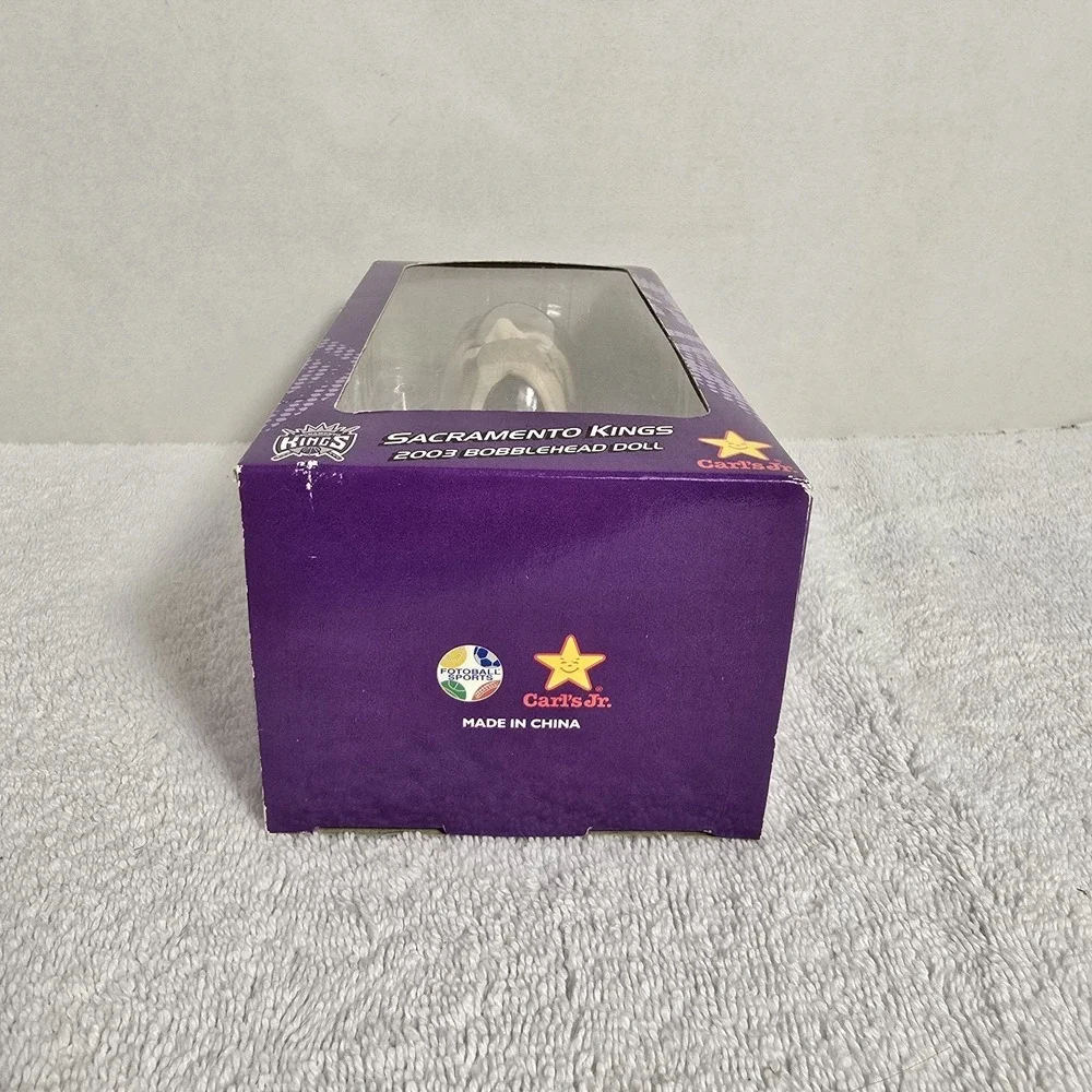 2003 Scott Pollard Sacramento Kings Carl's Jr. Basketball Bobblehead- New In Box